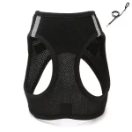 Soft Mesh Cat Harness Leash - Black