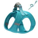 Soft Mesh Cat Harness Leash - Blue