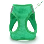 Soft Mesh Cat Harness Leash - Green