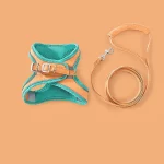 Vest Style Harness Leash Set for Cats - Orange