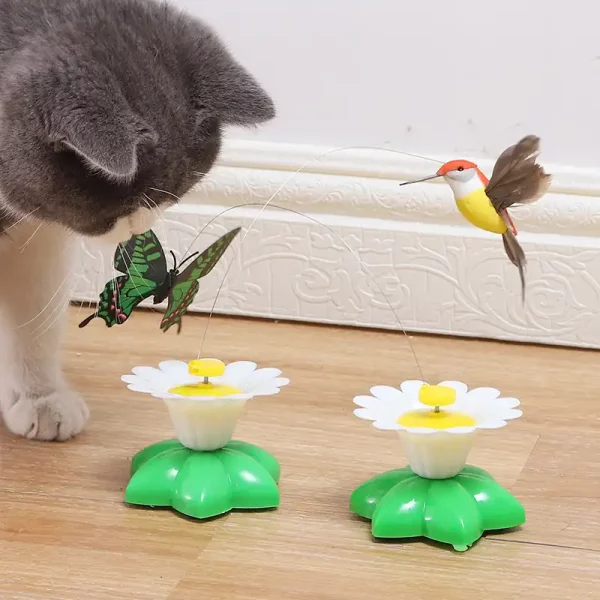 Auto-rotate Flying Bird Toy for Cats