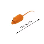Cat Toy Simulation Mouse Makes Sounds - Orange