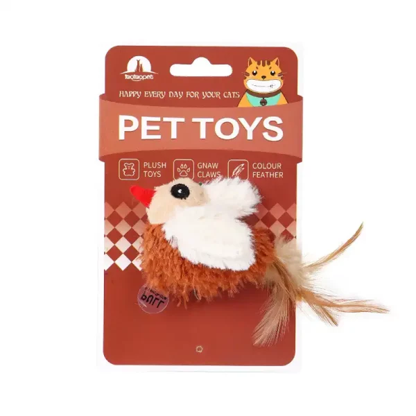 Chirping Bird Cat Toys for Indoor Cats