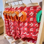 Christmas Socks Print Tank Tops for Cats