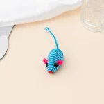 Colorful Winding Little Mouse Cat Toy - Blue