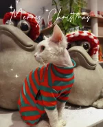 Elk Hat Cat Christmas Holiday Outfit for Cats