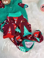Elk Hat Cat Christmas Holiday Outfit for Cats - Red wine 2 feet