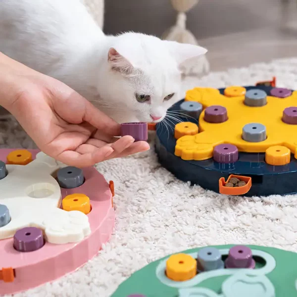 Interactive Cat Relieve Boredom Puzzle Feeder