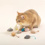 Mice Plush Cat Toy with Catnip