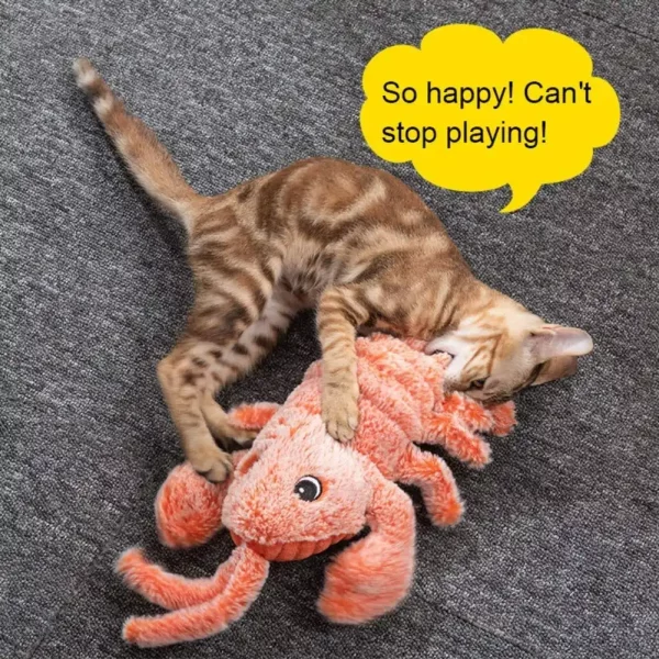 Plush Lobster Interactive Cat Toy Catnip Toys