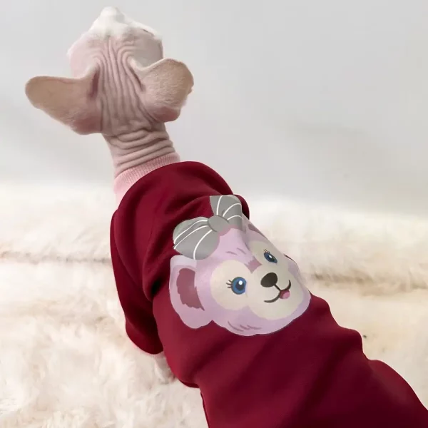 ShellieMay Wine Red Sweatshirts for Cats