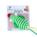Simulated Mouse Nylon Bite-resistant Cat Toy - Green
