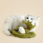 Snake Shaped Cat Teasers Spiral Snake Cat Toy