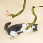 Snake Shaped Cat Teasers Spiral Snake Cat Toy