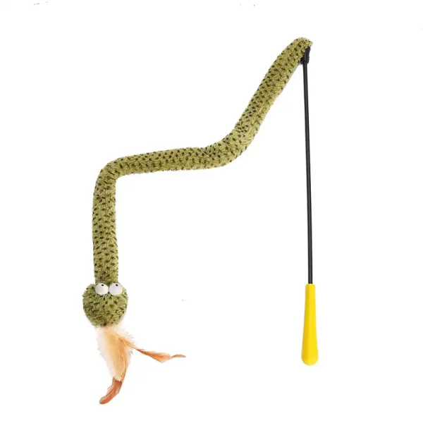 Snake Shaped Cat Teasers Spiral Snake Cat Toy - Teaser