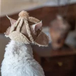 Lamb Velvet Fleece Hat Airplane-shaped