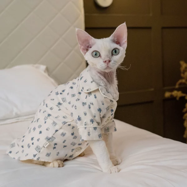 Cat & Owner Matching Cotton Pajamas - Cat