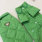 Apple Green Cotton Jackets for Cats