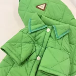 Apple Green Cotton Jackets for Cats