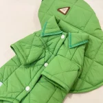 Apple Green Cotton Jackets for Cats