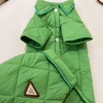 Apple Green Cotton Jackets for Cats