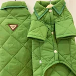 Apple Green Cotton Jackets for Cats