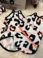 Leopard Print Cotton Camisole for Cats