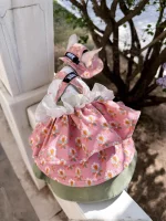 Outdoor Floral Suspender Skirt for Cats