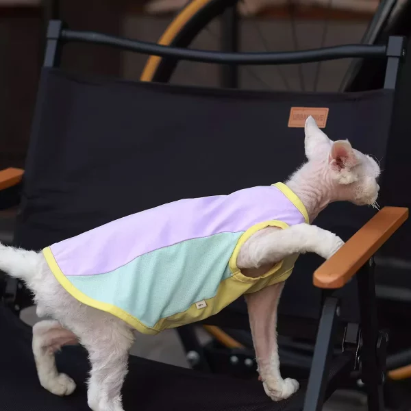 Breathable Mesh Tank Top for Cats