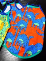 Cute Dinosaur Print Tank Tops for Cats