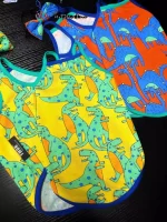 Cute Dinosaur Print Tank Tops for Cats