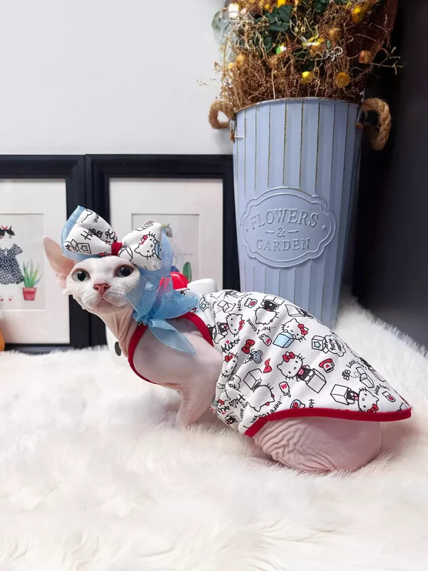 Hello Kitty Cotton Tank Top for Cats