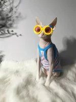 Sanrio Pink Cotton Tank Top for Cats