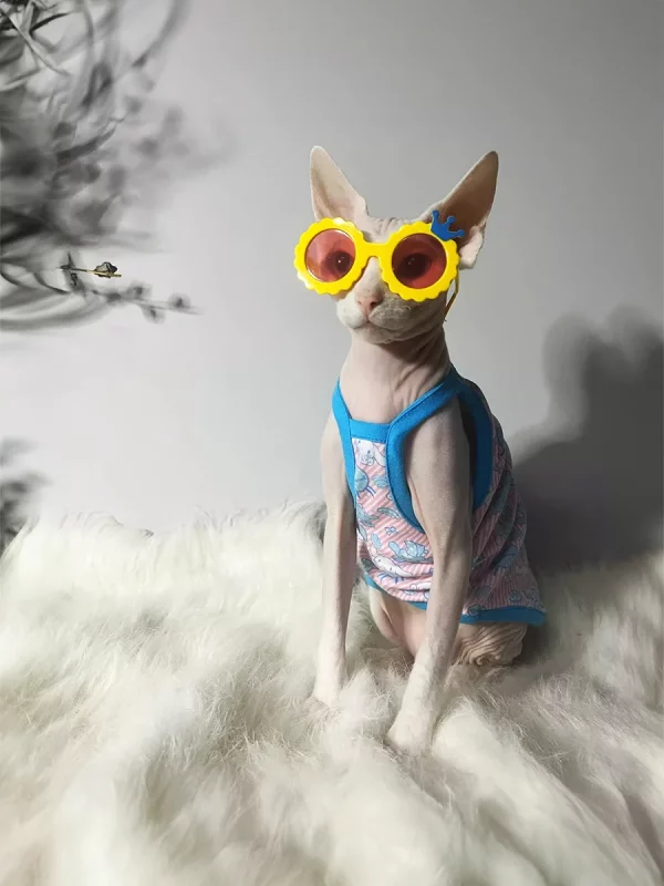 Sanrio Pink Cotton Tank Top for Cats